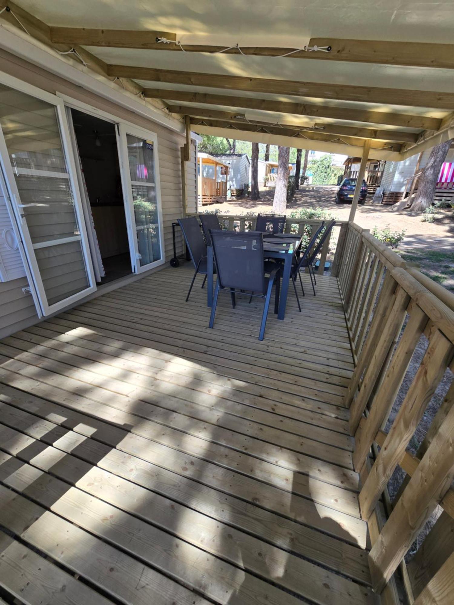 Mobilhome Lodge 3 Chambres, 500M Plage, Camp 5 Etoiles Vendres Exterior photo